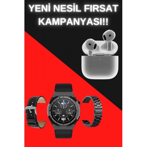 Akıllı Saat ve Kulaklık Seti Bildirim Görme Arama Cevaplama ANC Özelliği