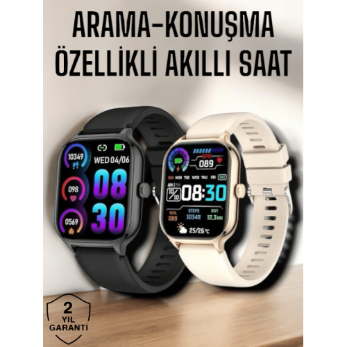 Suya Dayanıklı Bluetooth Akıllı Saat GPS Adımsayar Nabız & Sağlık Takibi