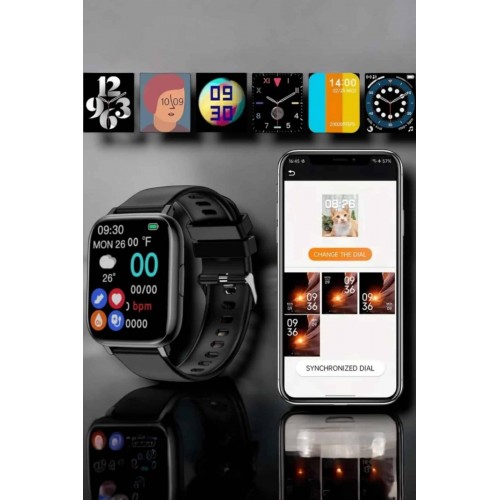 Suya Dayanıklı Bluetooth Akıllı Saat GPS Adımsayar Nabız & Sağlık Takibi