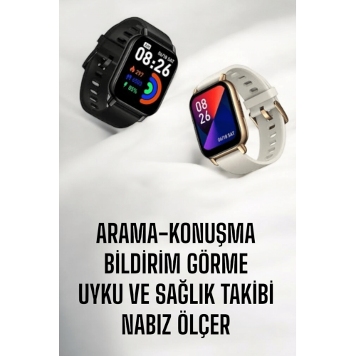 Suya Dayanıklı Bluetooth Akıllı Saat GPS Adımsayar Nabız & Sağlık Takibi