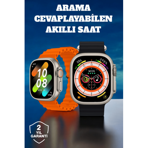 Kablosuz Şarjlı Çağrı ve Müzik Kontrolü Sağlayan Akıllı Saat