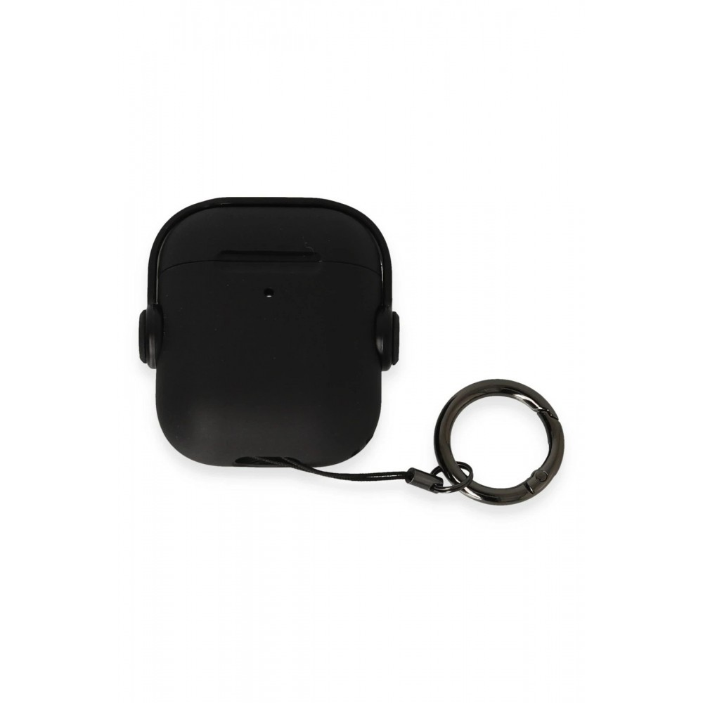 Airpods 2 (2.nesil) Cool Kılıf - Siyah-(5796)