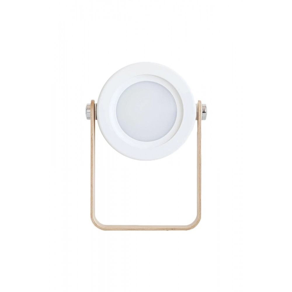 JP-DLD Kamp Lambası Görünümlü Dekoratif Gece Lambası - Beyaz-(5796)