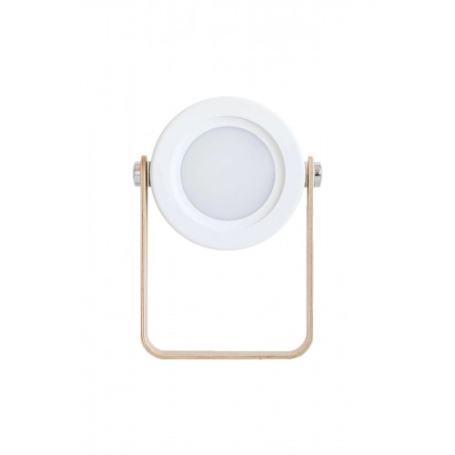 JP-DLD Kamp Lambası Görünümlü Dekoratif Gece Lambası - Beyaz-(5796)