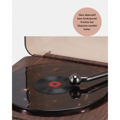 Saatli Gece Işıklı Hoparlör – Modern ve Vintage Tasarım Saatli Gece Işıklı Hoparlör – Modern ve Vintage Tasarım