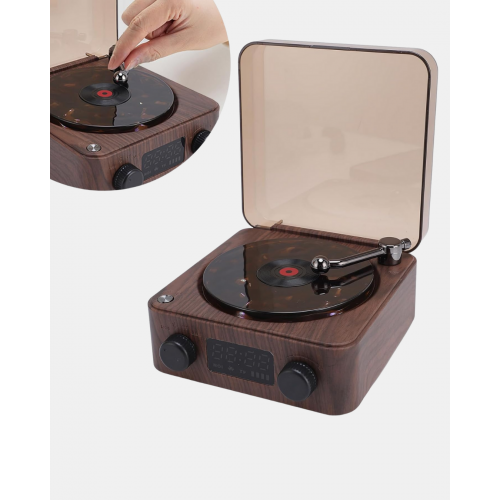 Saatli Gece Işıklı Hoparlör – Modern ve Vintage Tasarım Saatli Gece Işıklı Hoparlör – Modern ve Vintage Tasarım