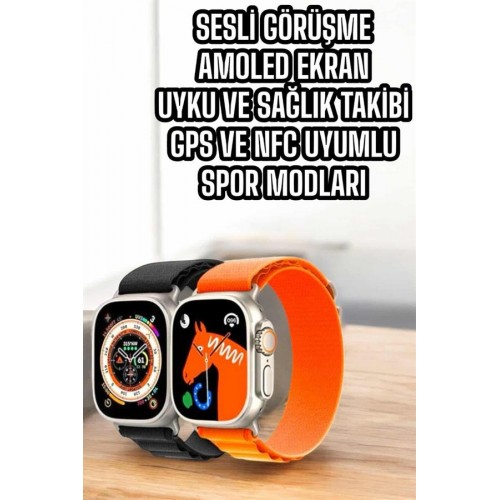 Akıllı Saat Uyku ve Spor Takibi Yeni Nesil Bluetooth Bağlantılı Amoled Ekran Akıllı Saat Uyku ve Spor Takibi Yeni Nesil Bluetooth Bağlantılı Amoled Ekran