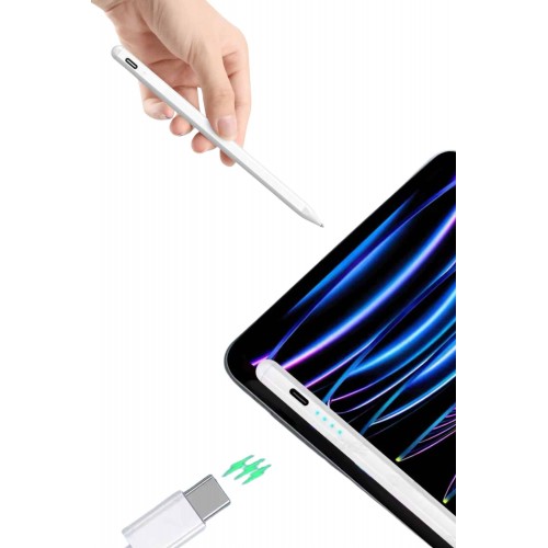 Dokunmatik Kalem Tablet Kalemi Çizim Stylus Kalem Yedek Uçlu Dokunmatik Kalem Tablet Kalemi Çizim Stylus Kalem Yedek Uçlu