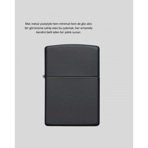 Tasarım Metal Çakmak Minimal Mat Yüzeyli ve Şık Görünümlü Tasarım Metal Çakmak Minimal Mat Yüzeyli ve Şık Görünümlü