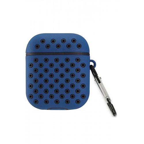 Airpods 3 (3.nesil) Spor Delikli Kılıf - Lacivert-Siyah-(5796)