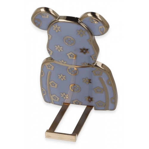 Astro Stand Ayıcık Desenli - Açık Mavi-(5796)