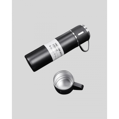 Paslanmaz Çelik 500 ml Termos Seti – 8 Saat Isı Koruma Vakumlu Sızdırmaz ve Taşınabilir