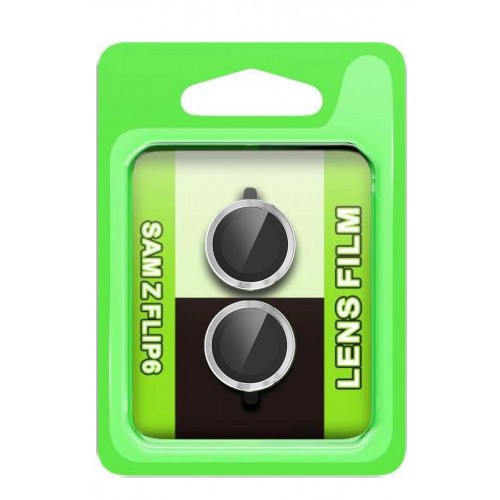 Samsung Galaxy Z Flip 6 Raze Metal Kamera Lens - Gümüş-(5796)