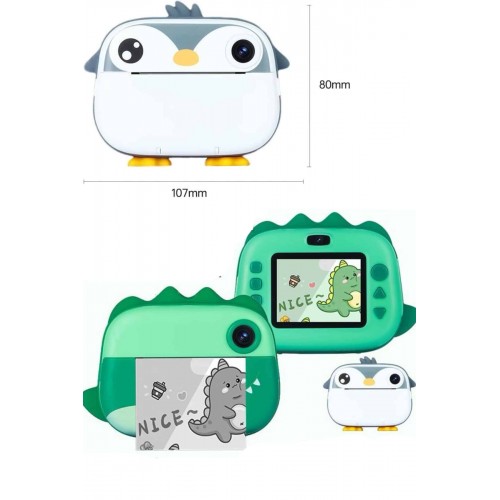 Çocuklar İçin Özel Fotoğraf Makinesi Farklı Desen Seçenekli 3 Adet Rulo