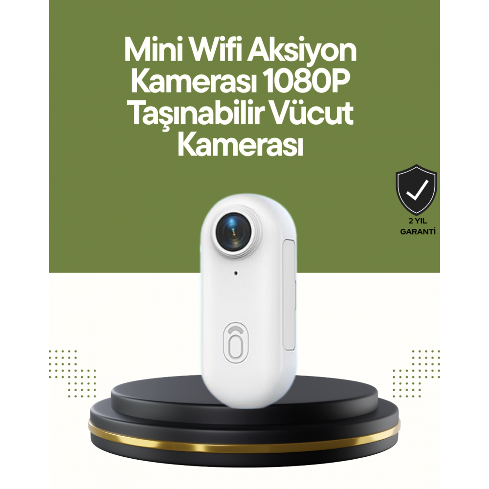 Şarj Edilebilir Uzun Ömürlü Mini Spor Kamera Full HD