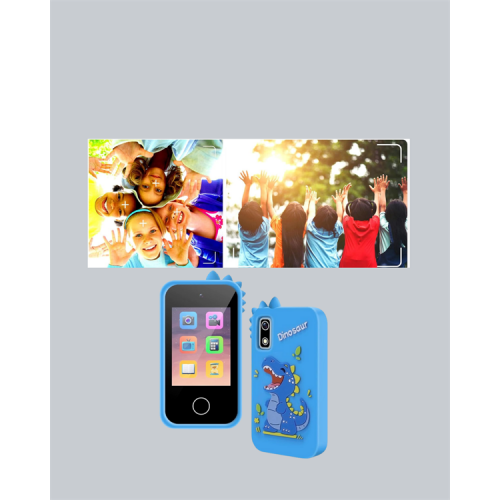 ABS + Silikon Gövdeli Dayanıklı Çocuk Kamerası – Güvenli Malzeme Şok Emici Tasarım