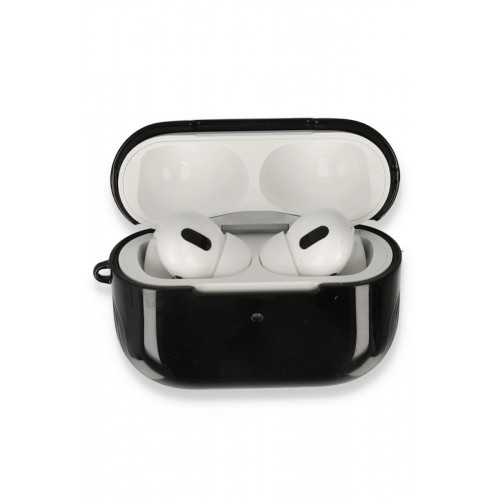 Airpods Pro (1.nesil) 3in1 Kılıf - Siyah-(5796)