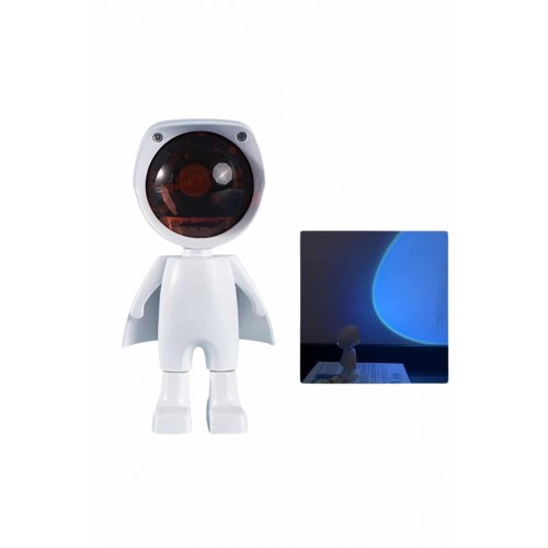 Gün Batımı Lambası Işık Arka Plan Projektör Sevimli Astronot Enerji Tasarruflu Gün Batımı Lambası Işık Arka Plan Projektör Sevimli Astronot Enerji Tasarruflu