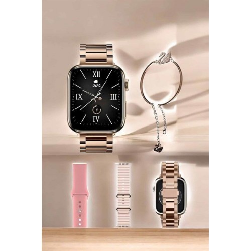 Akıllı Saat Bileklik Hediyeli Uzun Pil Ömrü GPS Takibi