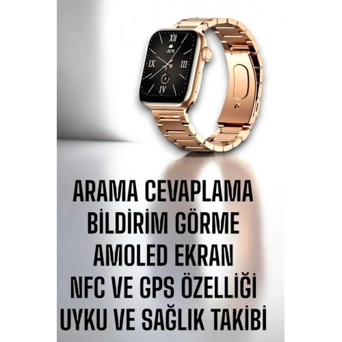 Akıllı Saat Bileklik Hediyeli Uzun Pil Ömrü GPS Takibi