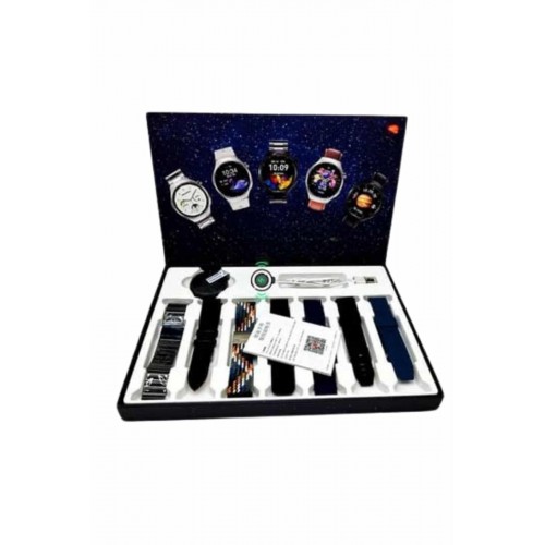 Unısex Yuvarlak Ekranlı 7 Kordonlu Akıllı Saat GPS Destekli Çoklu Kordon Seçeneği Unısex Yuvarlak Ekranlı 7 Kordonlu Akıllı Saat GPS Destekli Çoklu Kordon Seçeneği