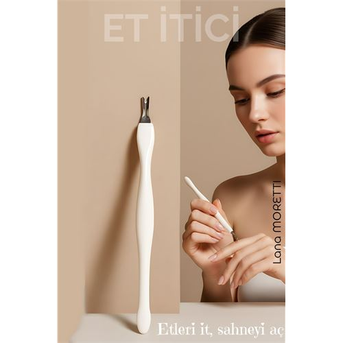 Tırnak Eti İtici ve Tırnak Et Kesici - Metal Uçlu