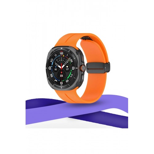 Watch 7 Ultra KR418 Tender Silikon Kordon - Siyah-(5796) Watch 7 Ultra KR418 Tender Silikon Kordon - Siyah-(5796)