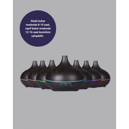 550 ml Büyük Su Hazneli Ultrasonik Nemlendirici ve Aromaterapi Difüzörü 550 ml Büyük Su Hazneli Ultrasonik Nemlendirici ve Aromaterapi Difüzörü