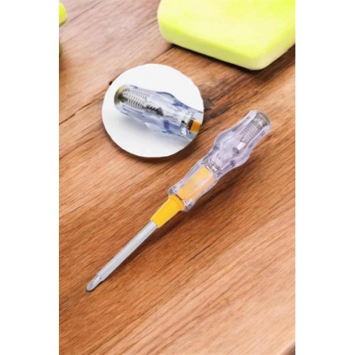 Çift Taraflı Elektrik Kontrol Kalemi Şeffaf Tornavida Çift Taraflı Elektrik Kontrol Kalemi Şeffaf Tornavida