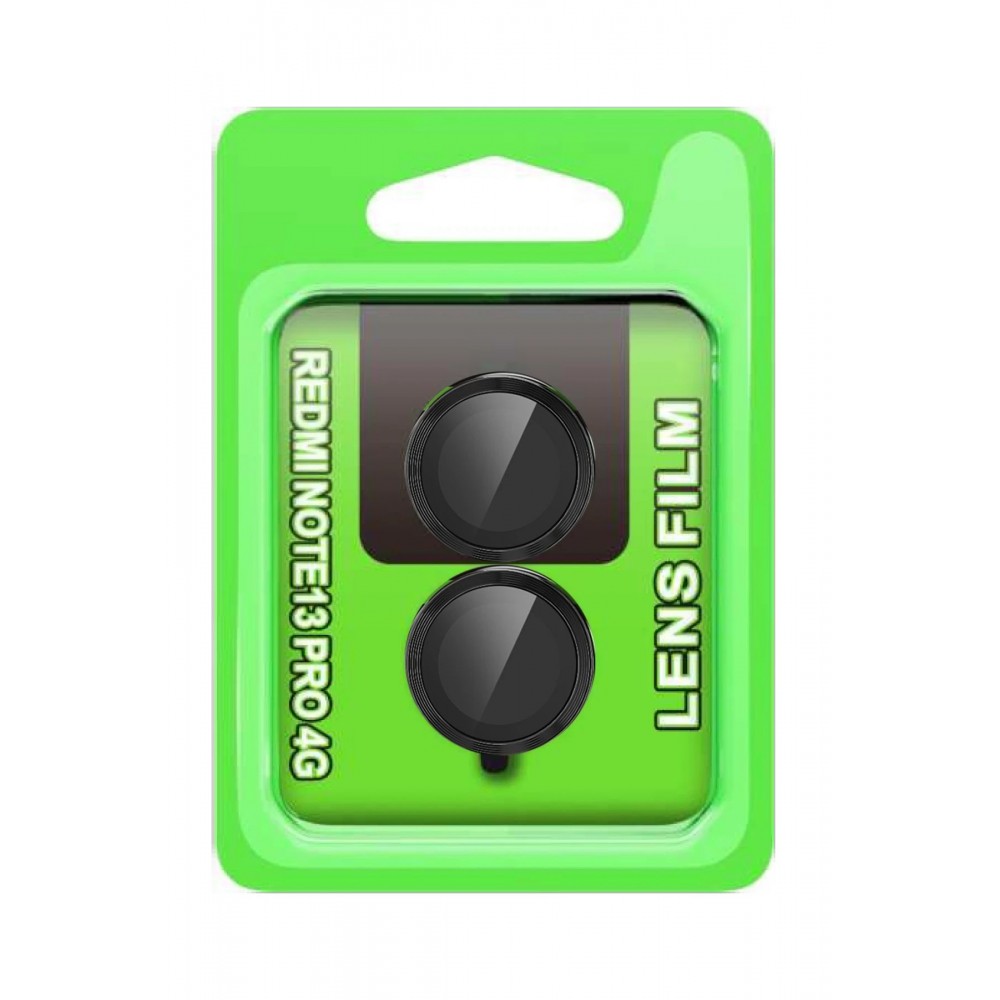 Xiaomi Redmi Note 13 Pro 4G Raze Metal Kamera Lens - Siyah-(5796)