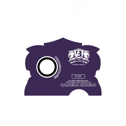 iPhone 16E Bilvis Titan Kamera Lens - Beyaz-(5796)