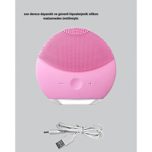 Taşınabilir Silikon Masaj Aleti – Derin Temizlik Yüz ve El Kullanımına Uygun