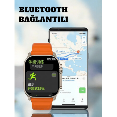 Adımsayar Uyku Takibi ve Spor Kalori Hesaplama Akıllı Saat