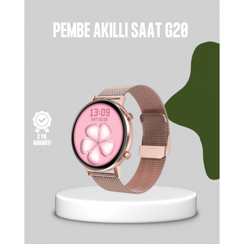 Akıllı Saat – Bluetooth 5.0 Suya Dayanıklı Kablosuz Şarj