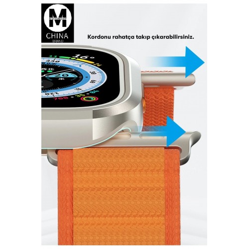 Apple Watch Ultra 49mm MO-WT3 Alüminyum Camlı Kasa Ekran Koruyucu - Gold-(5796) Apple Watch Ultra 49mm MO-WT3 Alüminyum Camlı Kasa Ekran Koruyucu - Gold-(5796)