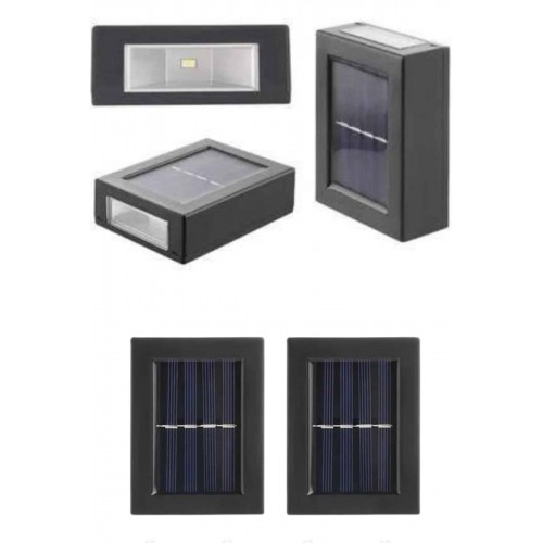 Solar Güneş Enerjili Çift Taraflı Duvar Lambası Çift Taraflı Duvar Lamba Güneş Enerjili