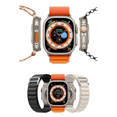 Yeni Nesil Akıllı Saat Çok Yönlü Titreşimli 49 MM Android ve İOS Uyumlu