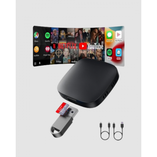 Android Auto Kablosuz Dönüştürücü Hızlı Eşleşme ve Sesli Asistan Destekli