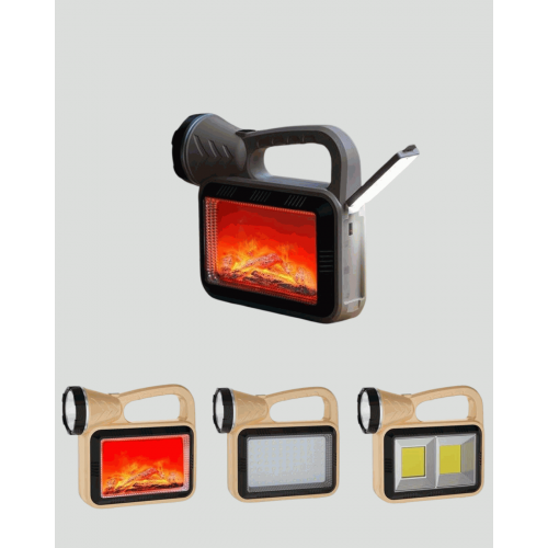 Solar COB Alev Efektli Lamba – Güneş Enerjili Suya Dayanıklı Taşınabilir