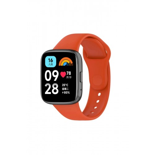 Xiaomi Redmi Watch 3 Active Klasik Kordon - Turuncu-(5796)