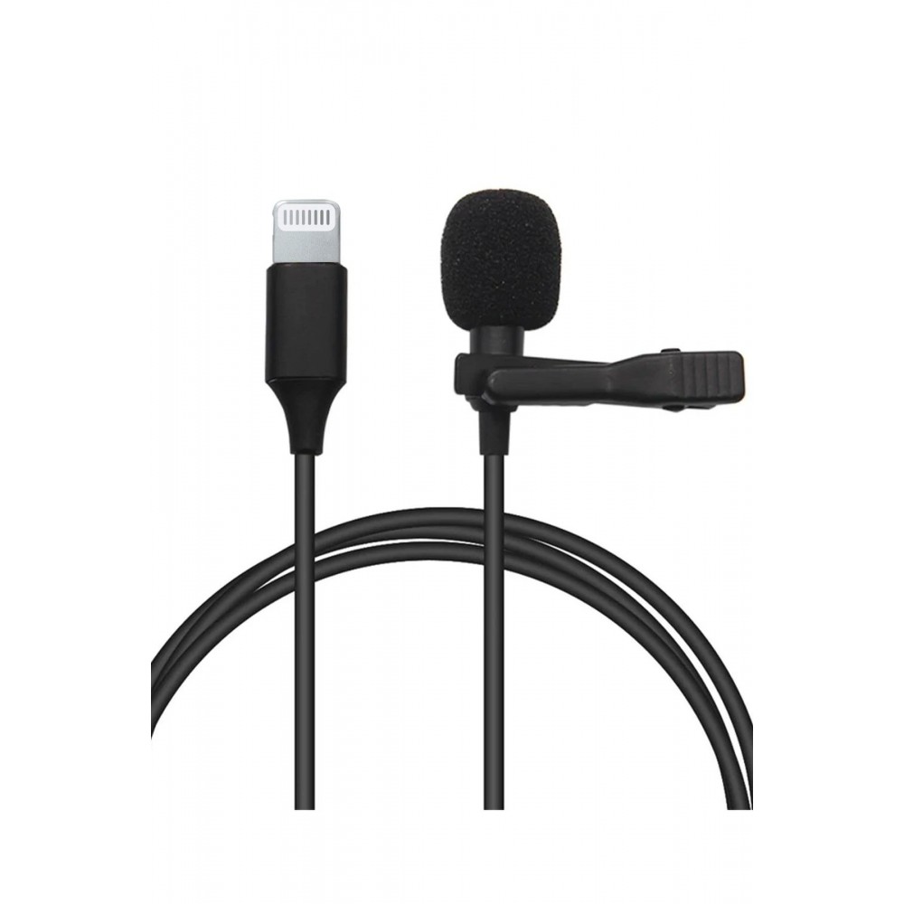 Lightning 2 Metre Double Mikrofon - Siyah-(5796)