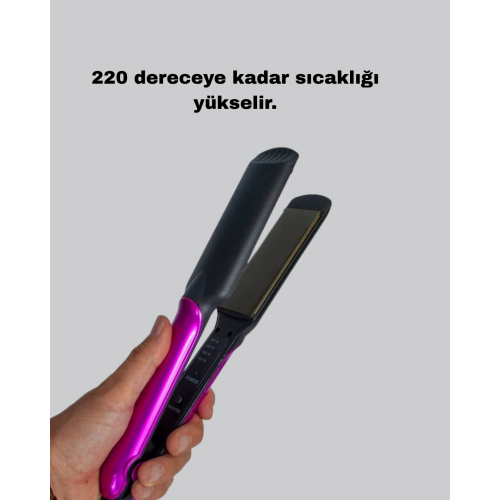 Profesyonel İyon Teknolojili Saç Düzleştirici – 220°C Hızlı Isınma ve LED Ekranlı Tasarım Profesyonel İyon Teknolojili Saç Düzleştirici – 220°C Hızlı Isınma ve LED Ekranlı Tasarım