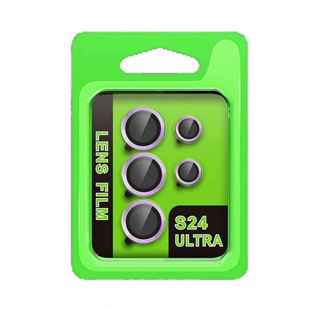 Samsung Galaxy S24 Ultra Raze Metal Kamera Lens - Mor-(5796)