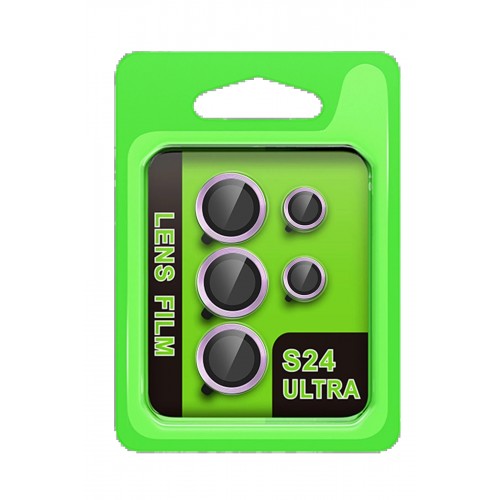 Samsung Galaxy S24 Ultra Raze Metal Kamera Lens - Mor-(5796)