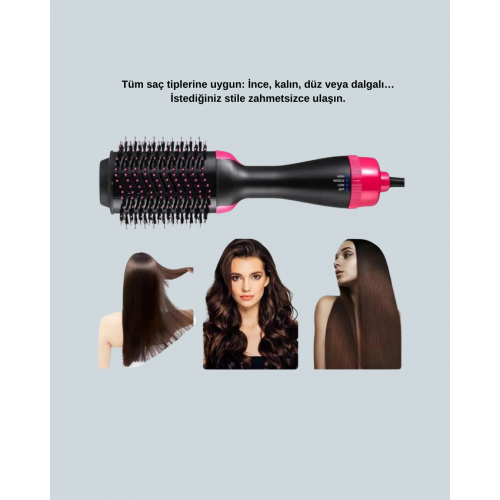 Oval Tasarımlı Profesyonel Fönlü Saç Şekillendirici