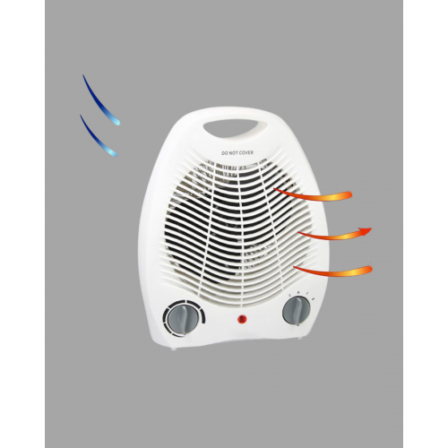Mini Elektrikli Isıtıcı 2000W – Termostatlı Fanlı Isıtma Taşınabilir Tasarım
