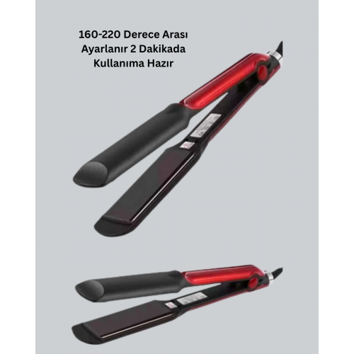 Profesyonel Titanyum Saç Düzleştirici – Ayarlanabilir Isı ve Hızlı Isınma Özellikli Profesyonel Titanyum Saç Düzleştirici – Ayarlanabilir Isı ve Hızlı Isınma Özellikli