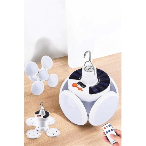 Katlanabilir Taşınabilir Kamp Lambası Işıldak Beyaz Işık Güneş Enerjili Solar Aydınlatma Katlanabilir Taşınabilir Kamp Lambası Işıldak Beyaz Işık Güneş Enerjili Solar Aydınlatma