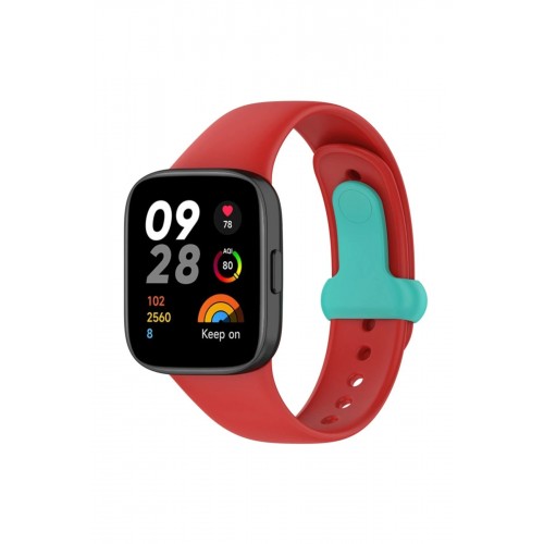 Xiaomi Redmi Watch 3 Origin Silikon Kordon - Kırmızı-(5796)