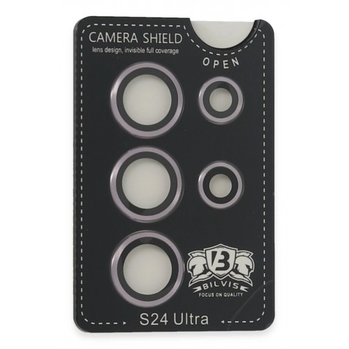 Samsung Galaxy S24 Ultra Bilvis Titan Kamera Lens - Derin Mor-(5796)